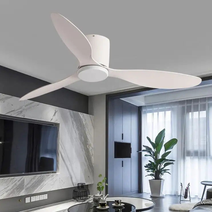 Flush Close to Ceiling Mount ABS DC Motor Ceiling Fan