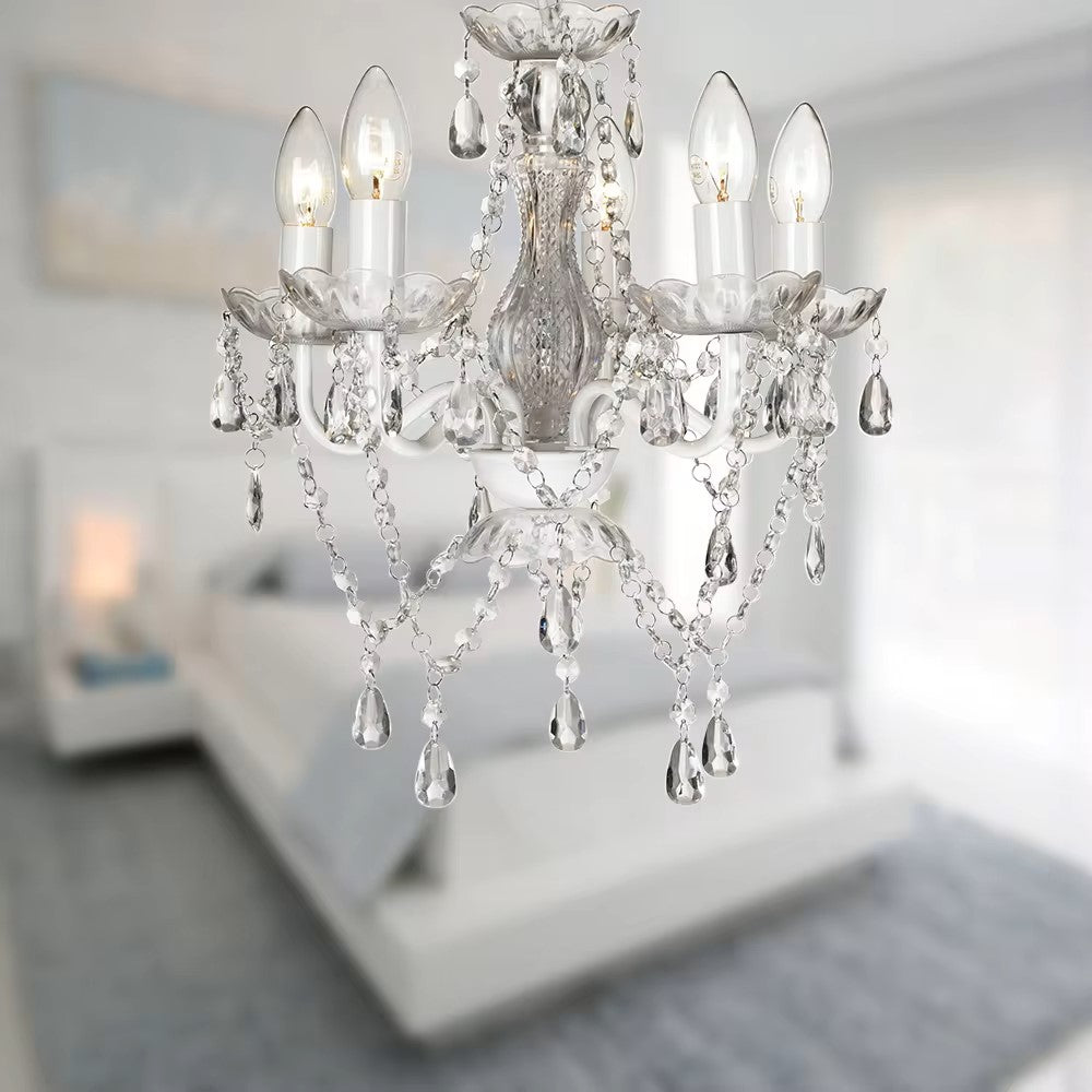 Classic Decorative Crystal Chandelier with E14 LED lamps