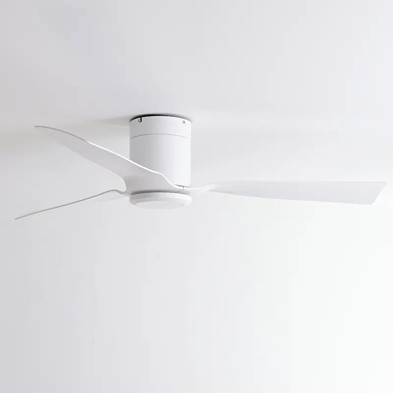 Cove Close to Ceiling Flush Mount ABS DC Motor Ceiling Fan 6 Speed Remote