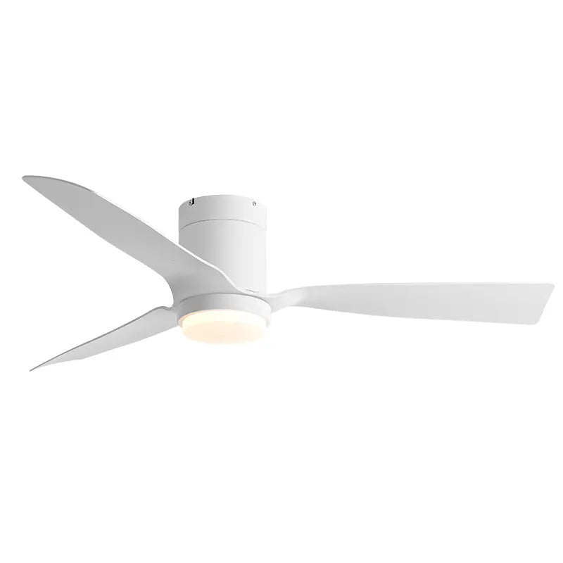 Cove Close to Ceiling Flush Mount ABS DC Motor Ceiling Fan 6 Speed Remote and LED Light