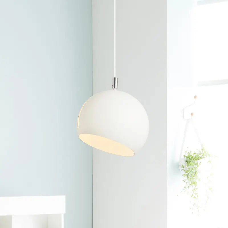 Adjustable angle ball shape pendant light