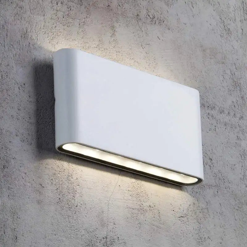 Ultra slim indoor outdoor up/down LED wall light