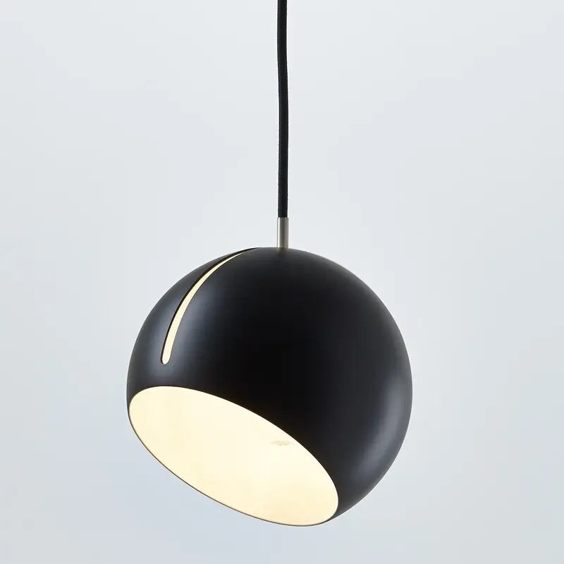 Adjustable angle ball shape pendant light