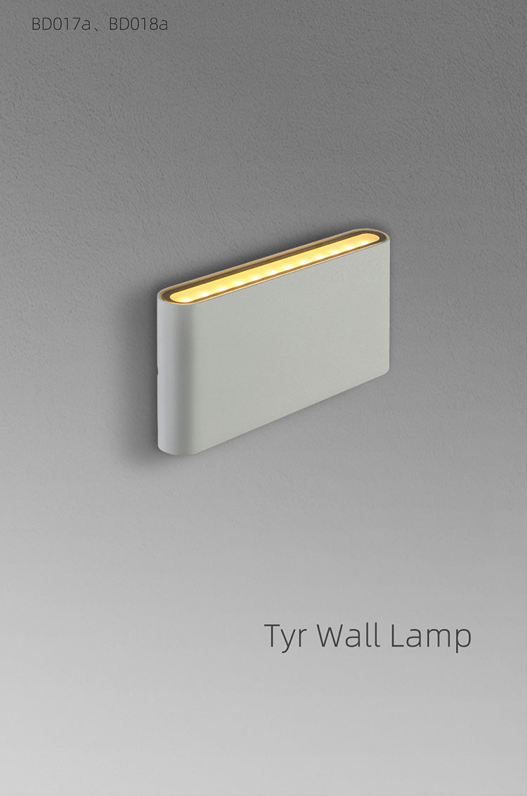 Ultra slim indoor outdoor up/down LED wall light