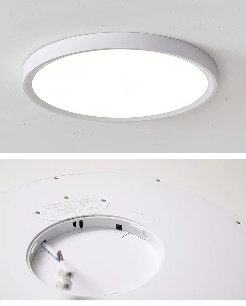 Ultra-thin Tri-colour Flush Round Ceiling LED Light SAA