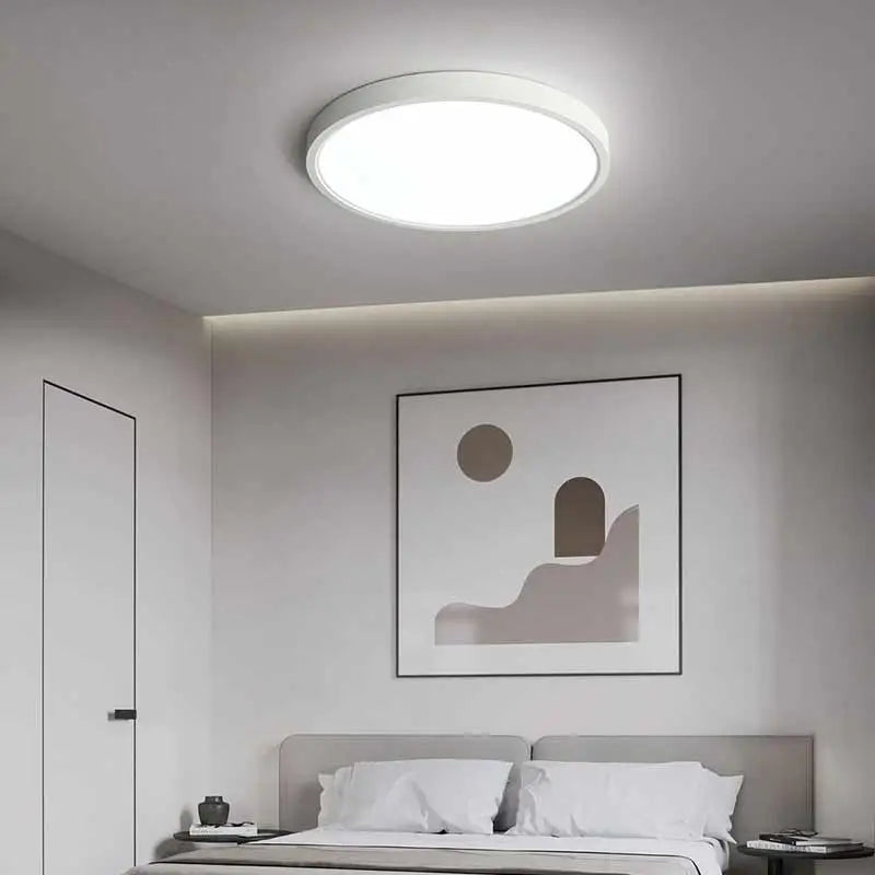 Ultra-thin Tri-colour Flush Round Ceiling LED Light SAA